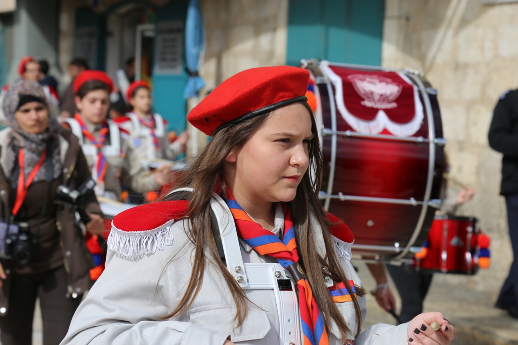 رئيس وأعضاء مجلس بلدية بيت لحم يشاركون في استقبال غبطة بطريرك الأرمن نورهان مانوجيان