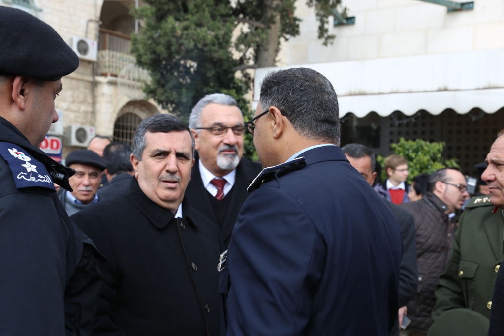 رئيس وأعضاء مجلس بلدية بيت لحم يشاركون في استقبال غبطة بطريرك الأرمن نورهان مانوجيان