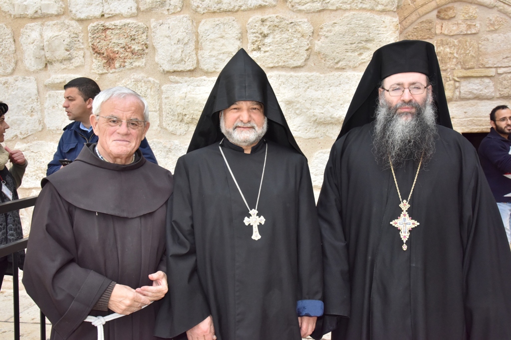 رئيس بلدية بيت لحم يشارك في إستقبال وزير الخارجية العُماني