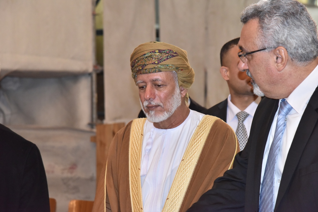 رئيس بلدية بيت لحم يشارك في إستقبال وزير الخارجية العُماني