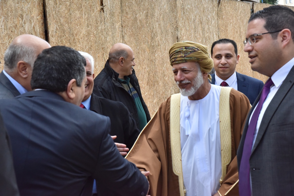 رئيس بلدية بيت لحم يشارك في إستقبال وزير الخارجية العُماني