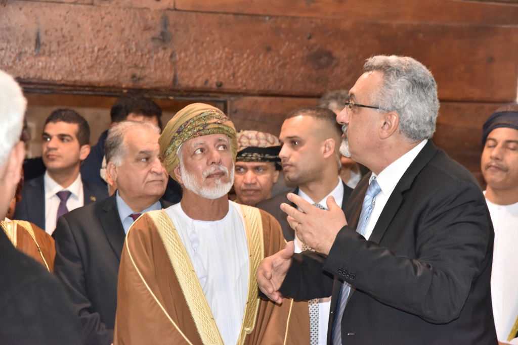 رئيس بلدية بيت لحم يشارك في إستقبال وزير الخارجية العُماني