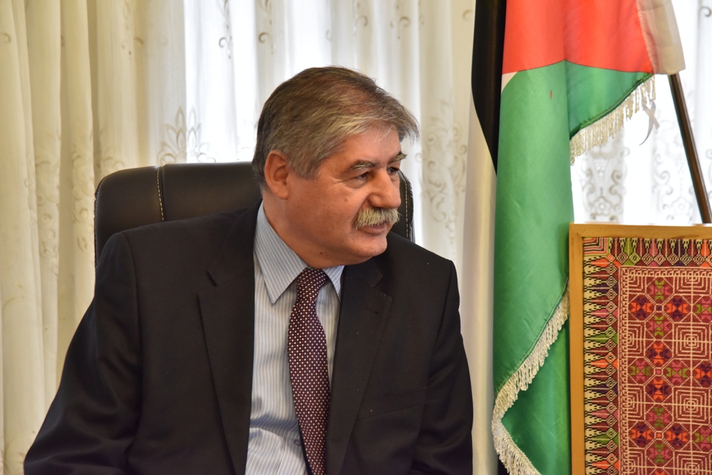 رئيس بلدية بيت لحم يستقبل وكيل وزارة خارجية الجبل الأسود ويطلعه على تحديات المدينة 