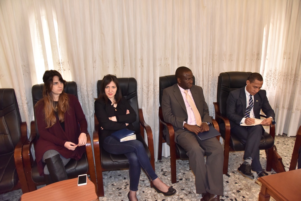 رئيس بلدية بيت لحم يستقبل ممثل جمهورية جنوب افريقيا لدى دولة فلسطين ويبحثان سبل التعاون المشترك