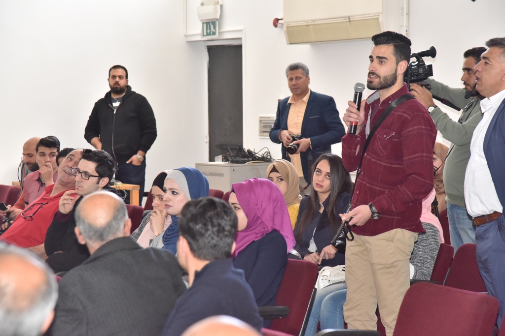  المؤتمر الصحفي الخاص للإعلان عن ماراثون فلسطين السادس من مركز السلام بيت لحم 