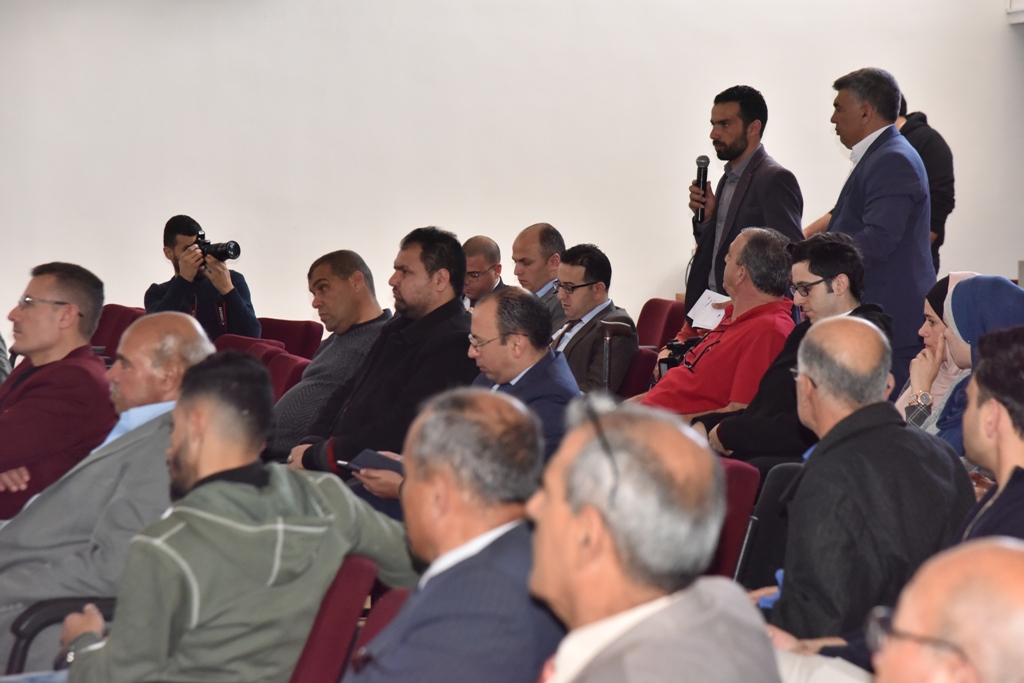  المؤتمر الصحفي الخاص للإعلان عن ماراثون فلسطين السادس من مركز السلام بيت لحم 