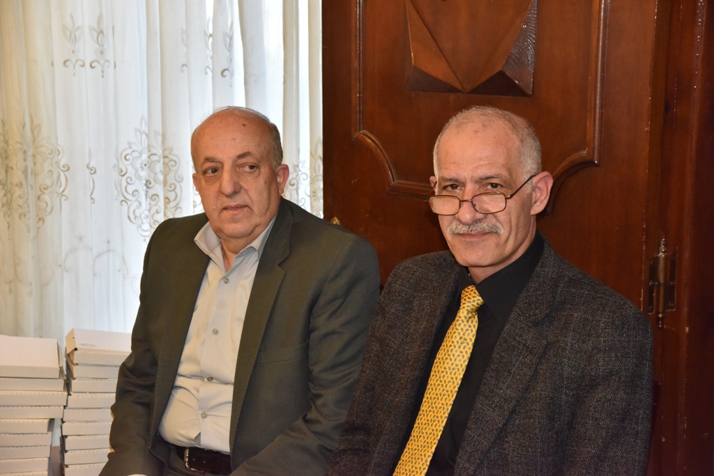 رئيس وأعضاء مجلس بلدية بيت لحم يستقبلون وفداً قضائياً أوروبياً ومديرة المعهد القضائي الفلسطيني في دار البلدية