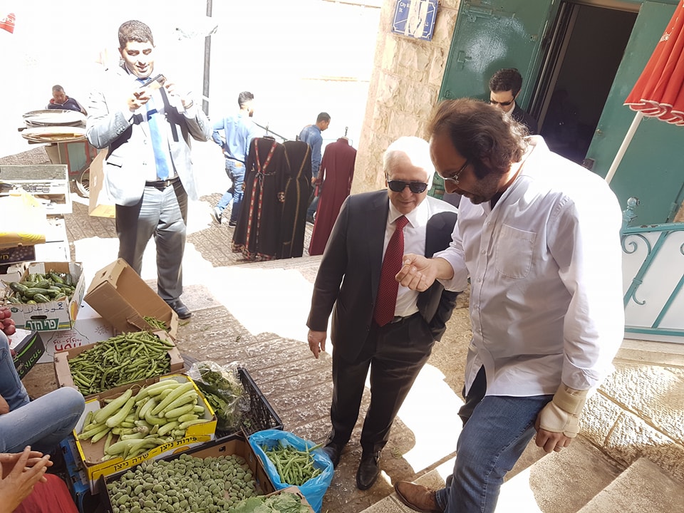 رئيس بلدية بيت لحم يلتقي مدير إدارة الشرق الأوسط وشمال أفريقيا في وزارة الخارجية اليونانية في دار البلدية 