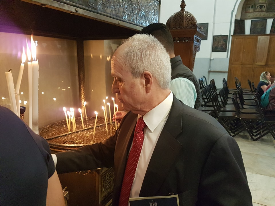 رئيس بلدية بيت لحم يلتقي مدير إدارة الشرق الأوسط وشمال أفريقيا في وزارة الخارجية اليونانية في دار البلدية 