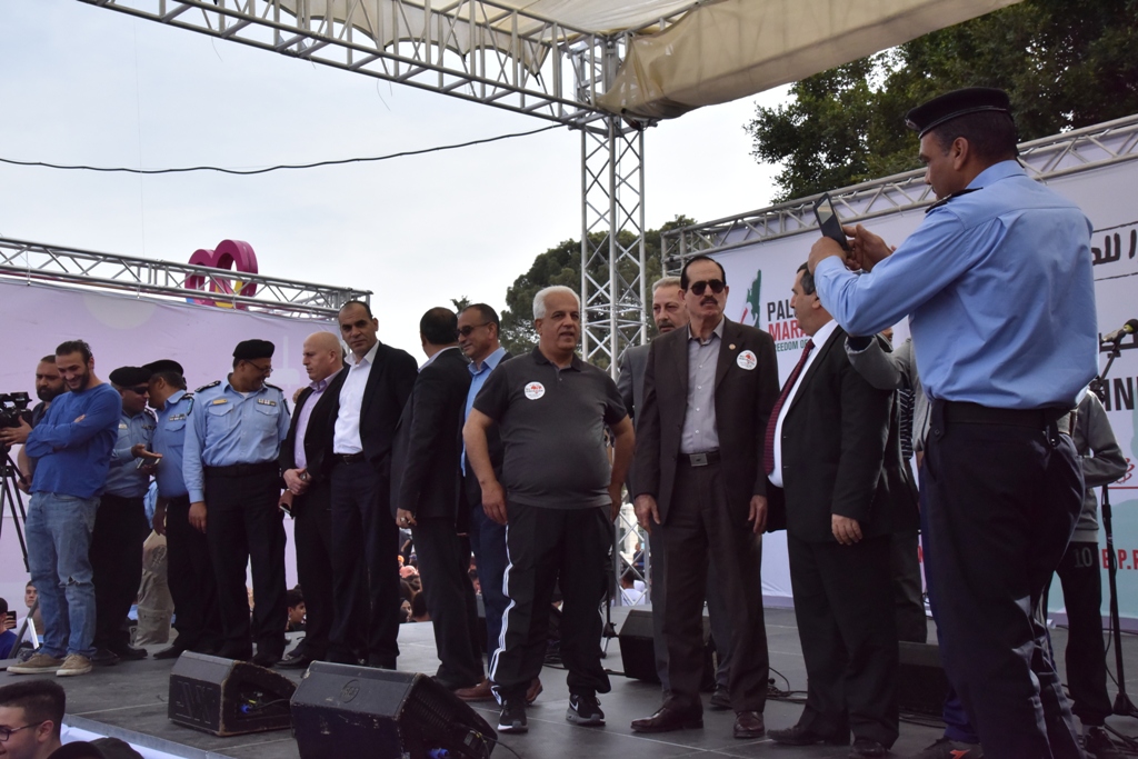 انطلاق ماراثون فلسطين الدولي السادس من ساحة المهد في  بيت لحم
