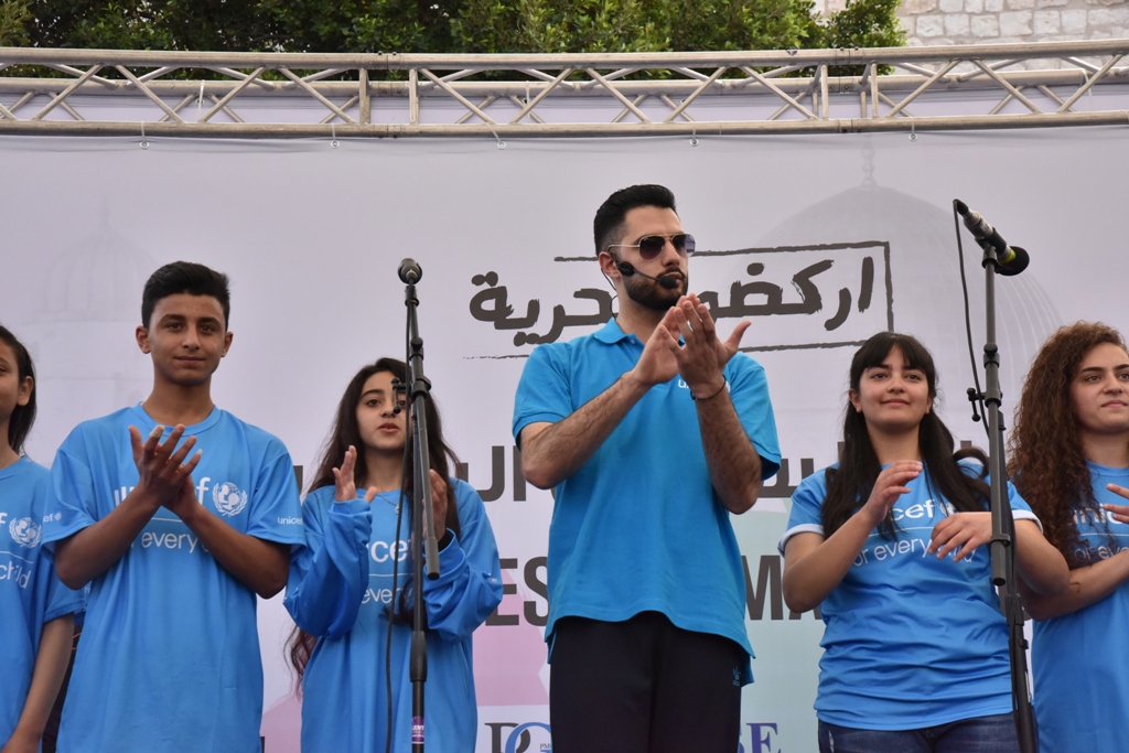 انطلاق ماراثون فلسطين الدولي السادس من ساحة المهد في  بيت لحم