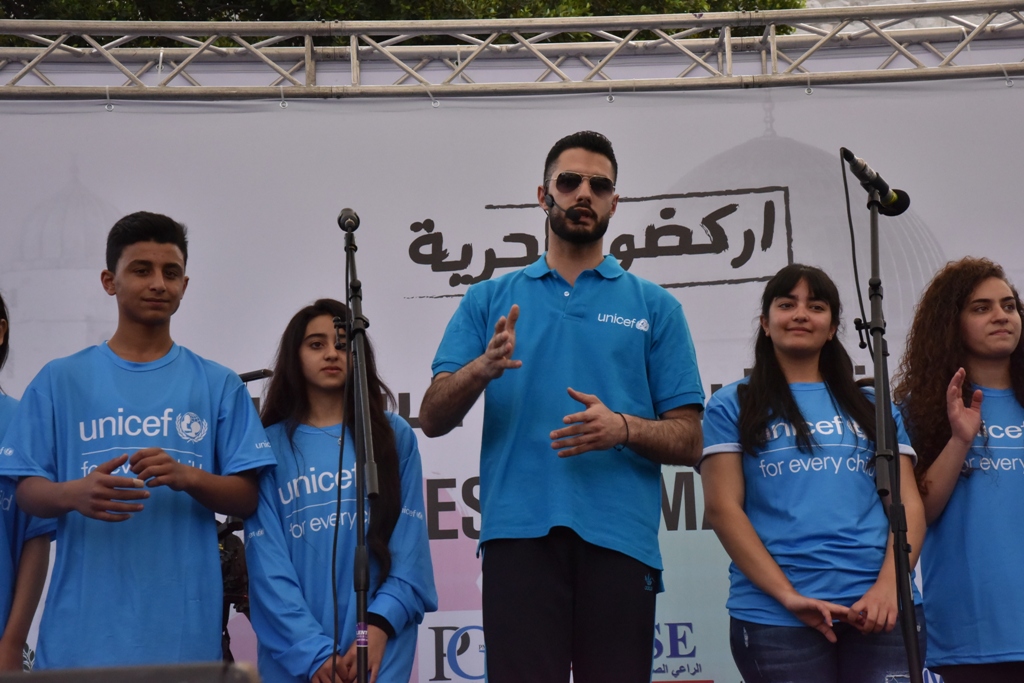 انطلاق ماراثون فلسطين الدولي السادس من ساحة المهد في  بيت لحم