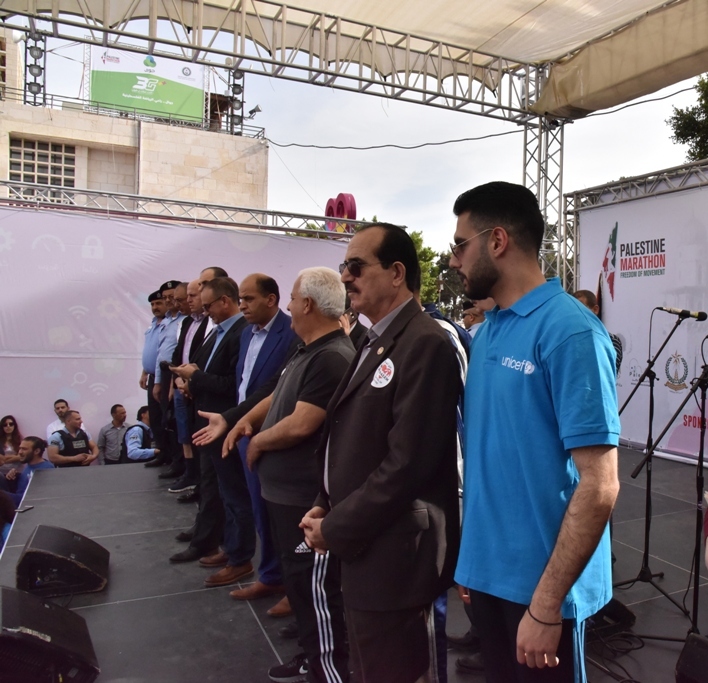 انطلاق ماراثون فلسطين الدولي السادس من ساحة المهد في  بيت لحم