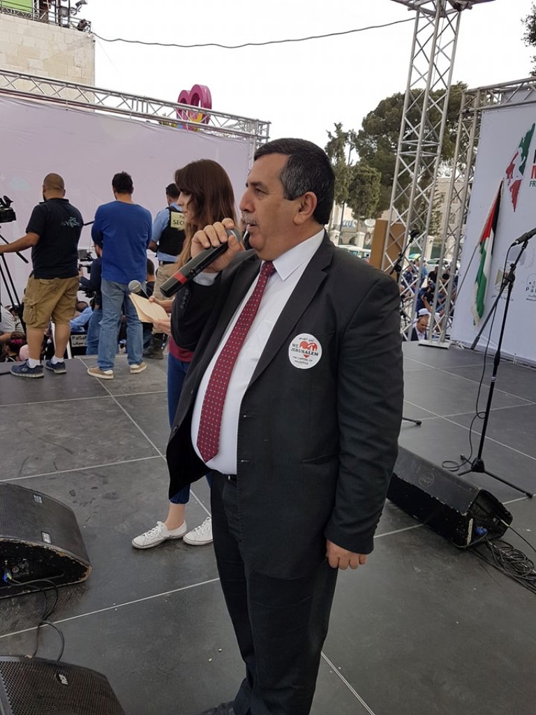 انطلاق ماراثون فلسطين الدولي السادس من ساحة المهد في  بيت لحم