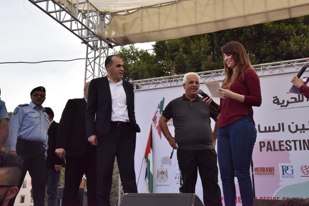 انطلاق ماراثون فلسطين الدولي السادس من ساحة المهد في  بيت لحم