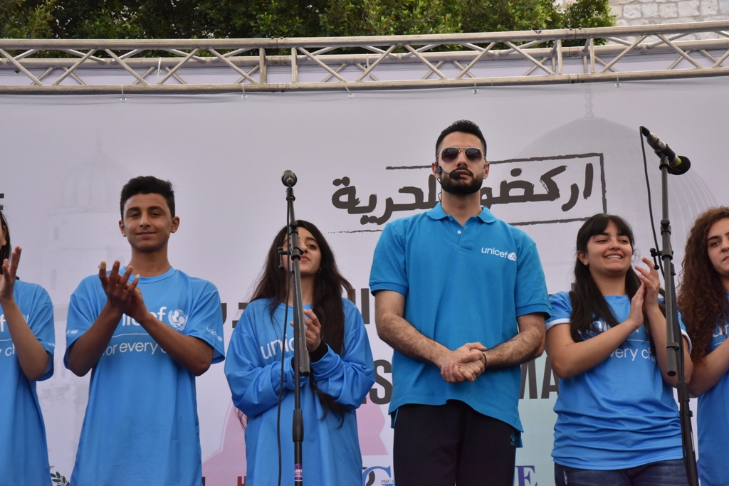 انطلاق ماراثون فلسطين الدولي السادس من ساحة المهد في  بيت لحم