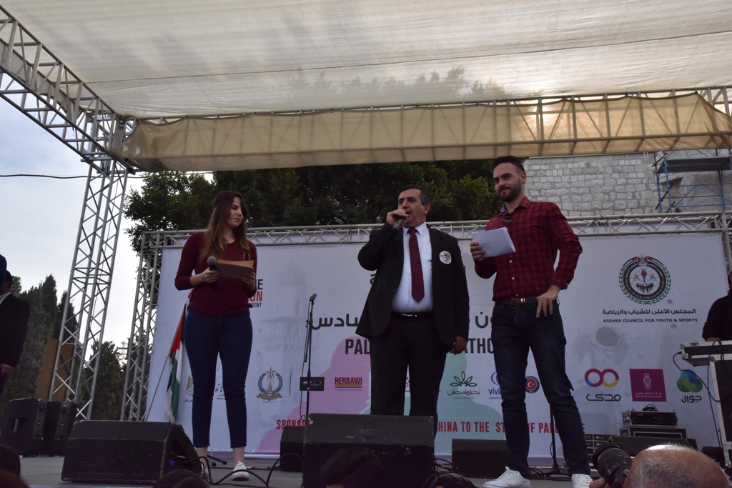 انطلاق ماراثون فلسطين الدولي السادس من ساحة المهد في  بيت لحم