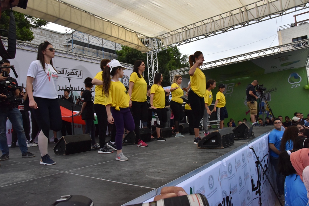 انطلاق ماراثون فلسطين الدولي السادس من ساحة المهد في  بيت لحم