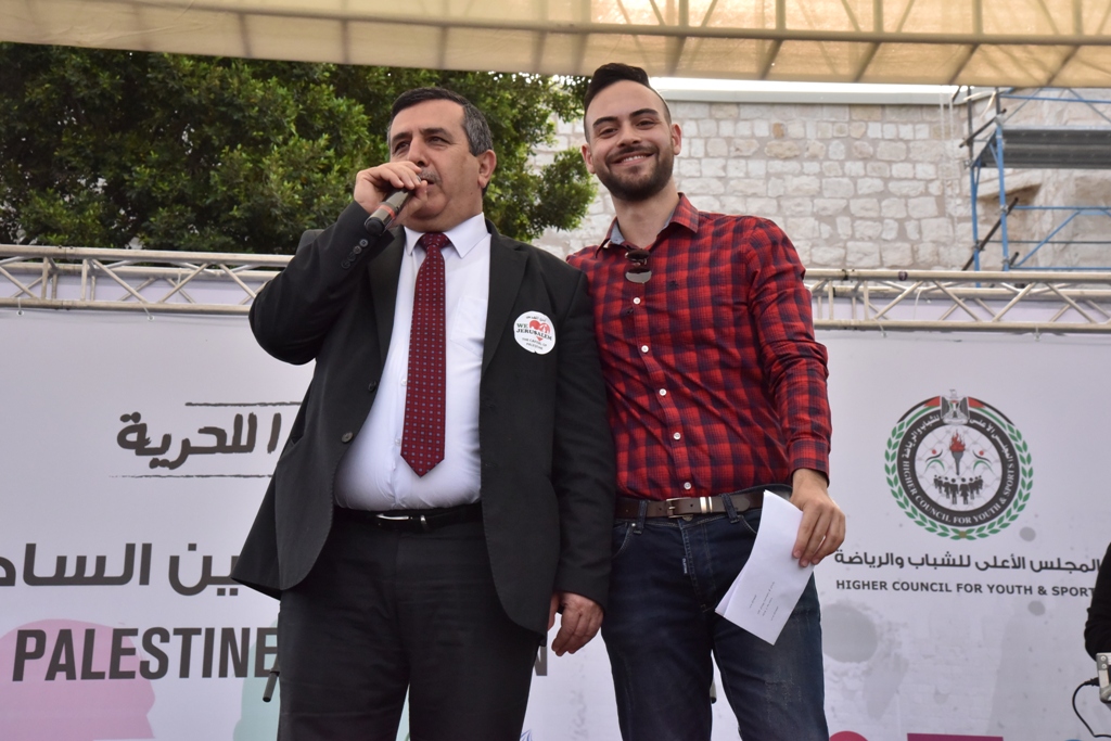 انطلاق ماراثون فلسطين الدولي السادس من ساحة المهد في  بيت لحم