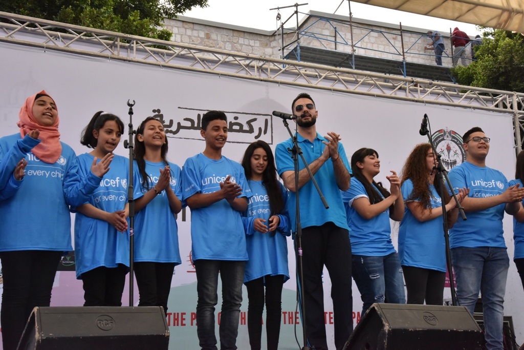 انطلاق ماراثون فلسطين الدولي السادس من ساحة المهد في  بيت لحم