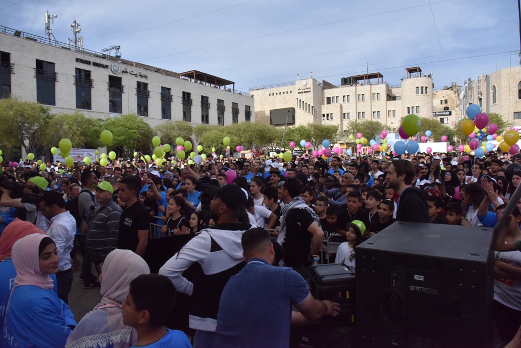 انطلاق ماراثون فلسطين الدولي السادس من ساحة المهد في  بيت لحم