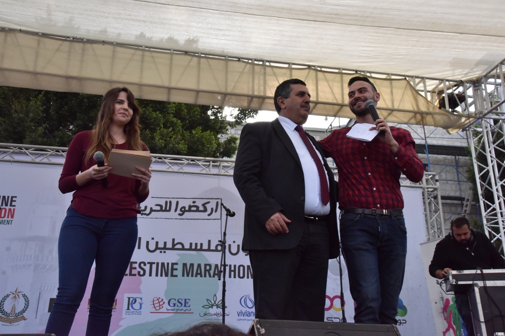 انطلاق ماراثون فلسطين الدولي السادس من ساحة المهد في  بيت لحم