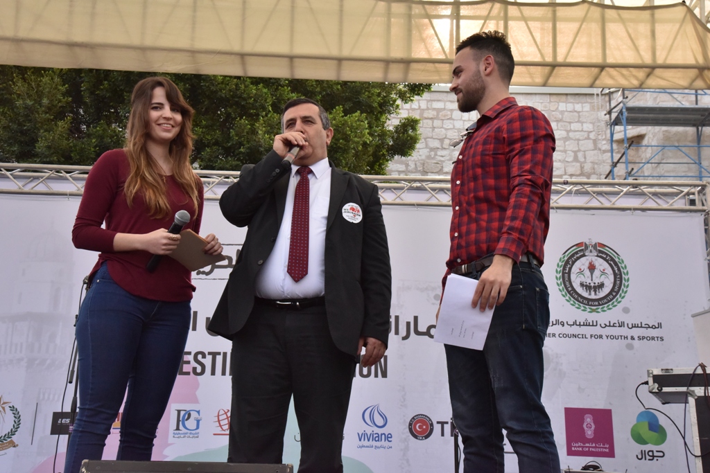 انطلاق ماراثون فلسطين الدولي السادس من ساحة المهد في  بيت لحم