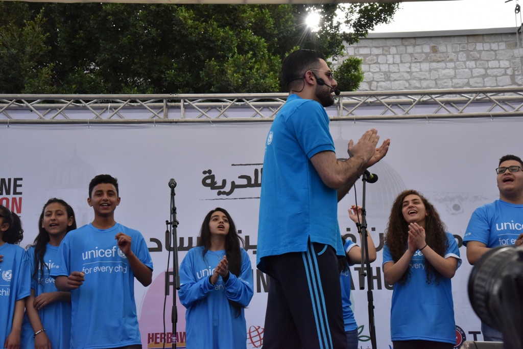 انطلاق ماراثون فلسطين الدولي السادس من ساحة المهد في  بيت لحم