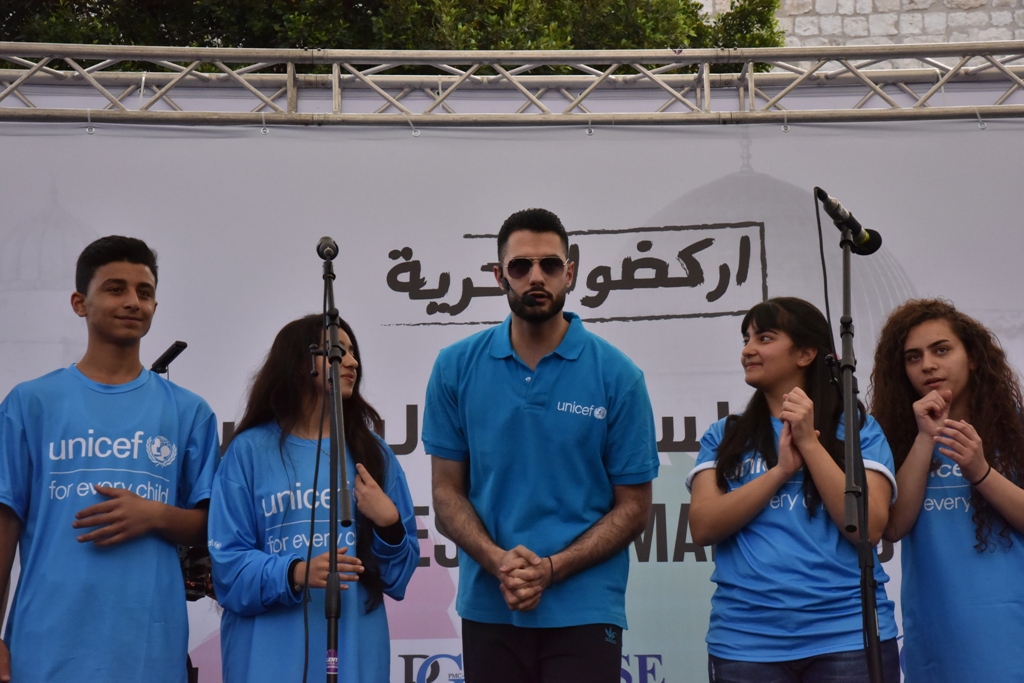 انطلاق ماراثون فلسطين الدولي السادس من ساحة المهد في  بيت لحم