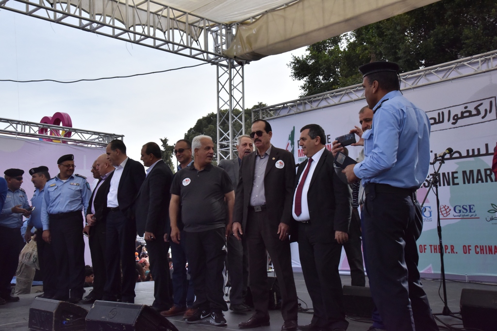 انطلاق ماراثون فلسطين الدولي السادس من ساحة المهد في  بيت لحم