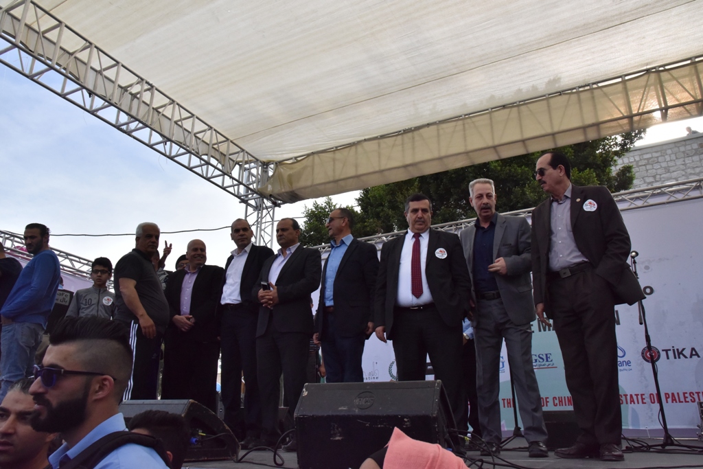 انطلاق ماراثون فلسطين الدولي السادس من ساحة المهد في  بيت لحم