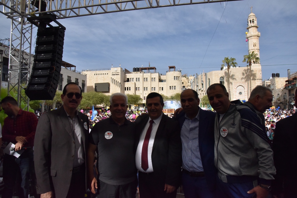 انطلاق ماراثون فلسطين الدولي السادس من ساحة المهد في  بيت لحم