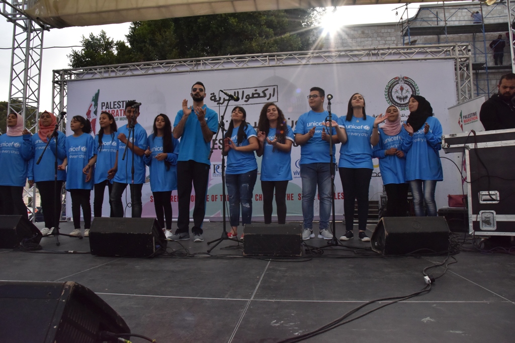 انطلاق ماراثون فلسطين الدولي السادس من ساحة المهد في  بيت لحم