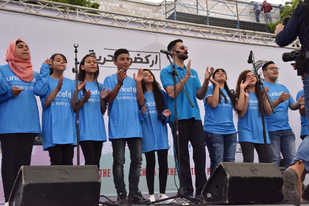 انطلاق ماراثون فلسطين الدولي السادس من ساحة المهد في  بيت لحم