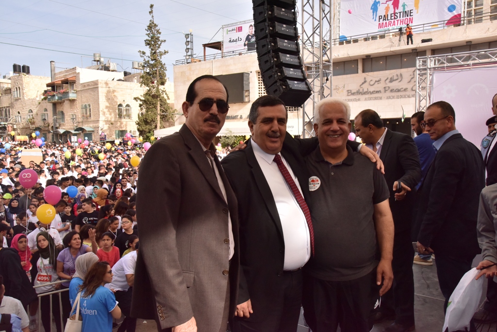 انطلاق ماراثون فلسطين الدولي السادس من ساحة المهد في  بيت لحم
