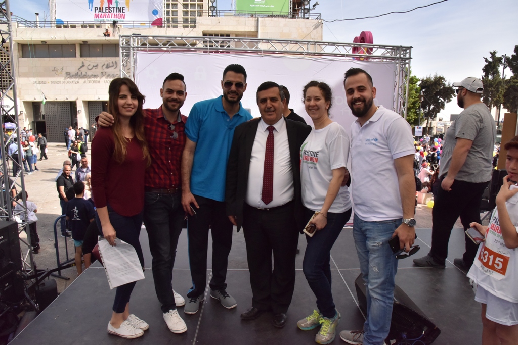 انطلاق ماراثون فلسطين الدولي السادس من ساحة المهد في  بيت لحم