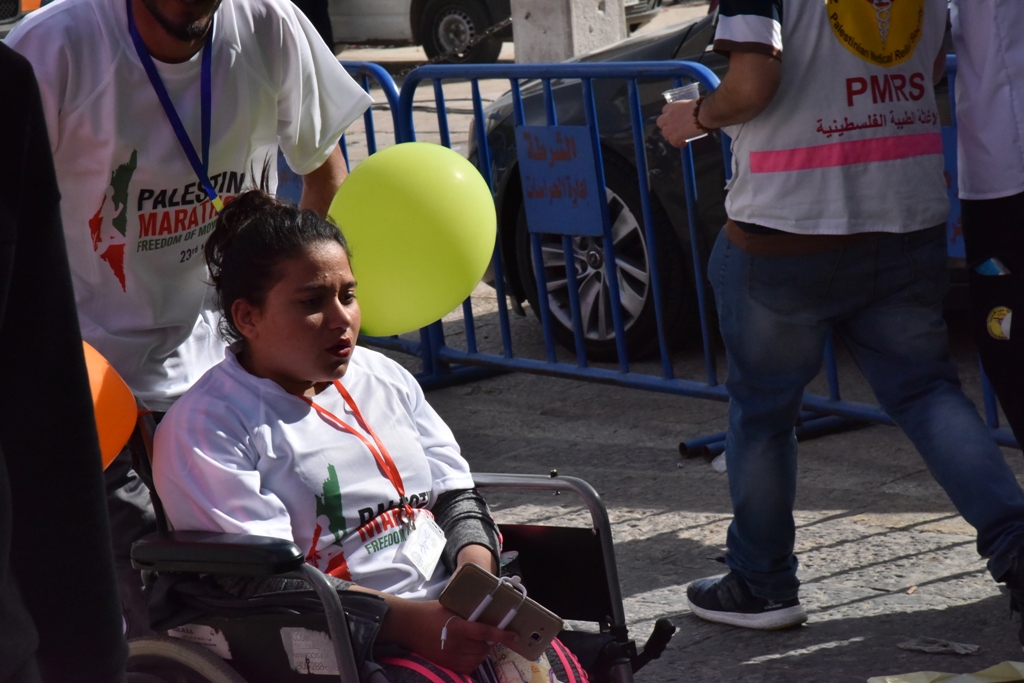 انطلاق ماراثون فلسطين الدولي السادس من ساحة المهد في  بيت لحم