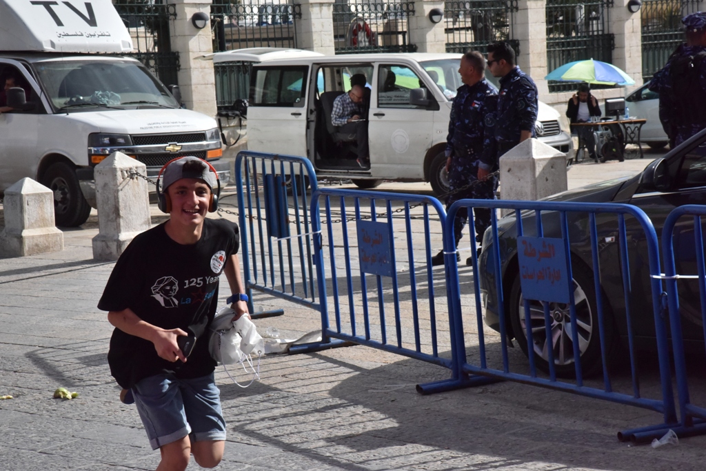 انطلاق ماراثون فلسطين الدولي السادس من ساحة المهد في  بيت لحم