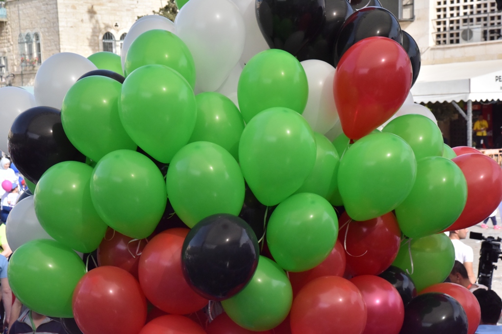 انطلاق ماراثون فلسطين الدولي السادس من ساحة المهد في  بيت لحم