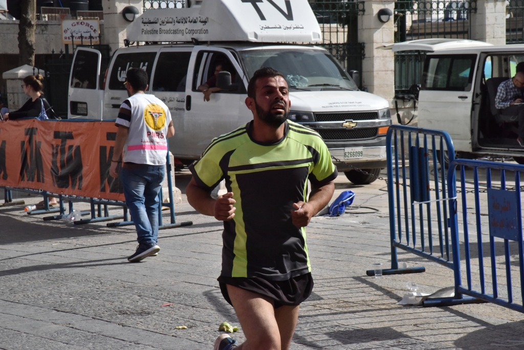 انطلاق ماراثون فلسطين الدولي السادس من ساحة المهد في  بيت لحم