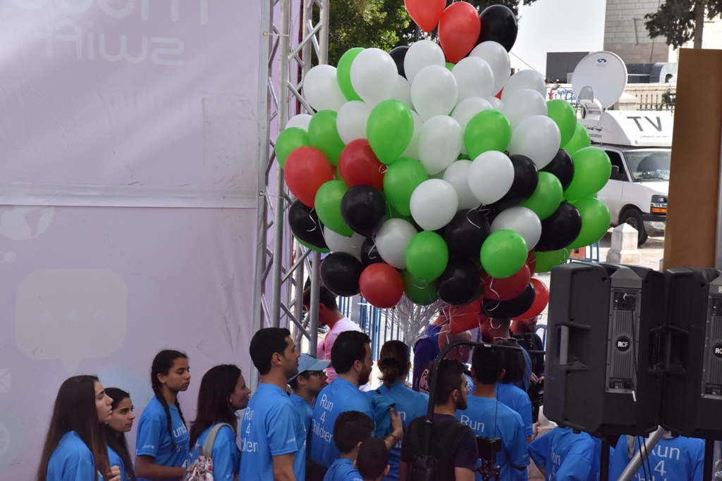 انطلاق ماراثون فلسطين الدولي السادس من ساحة المهد في  بيت لحم