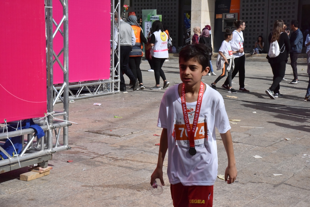 انطلاق ماراثون فلسطين الدولي السادس من ساحة المهد في  بيت لحم