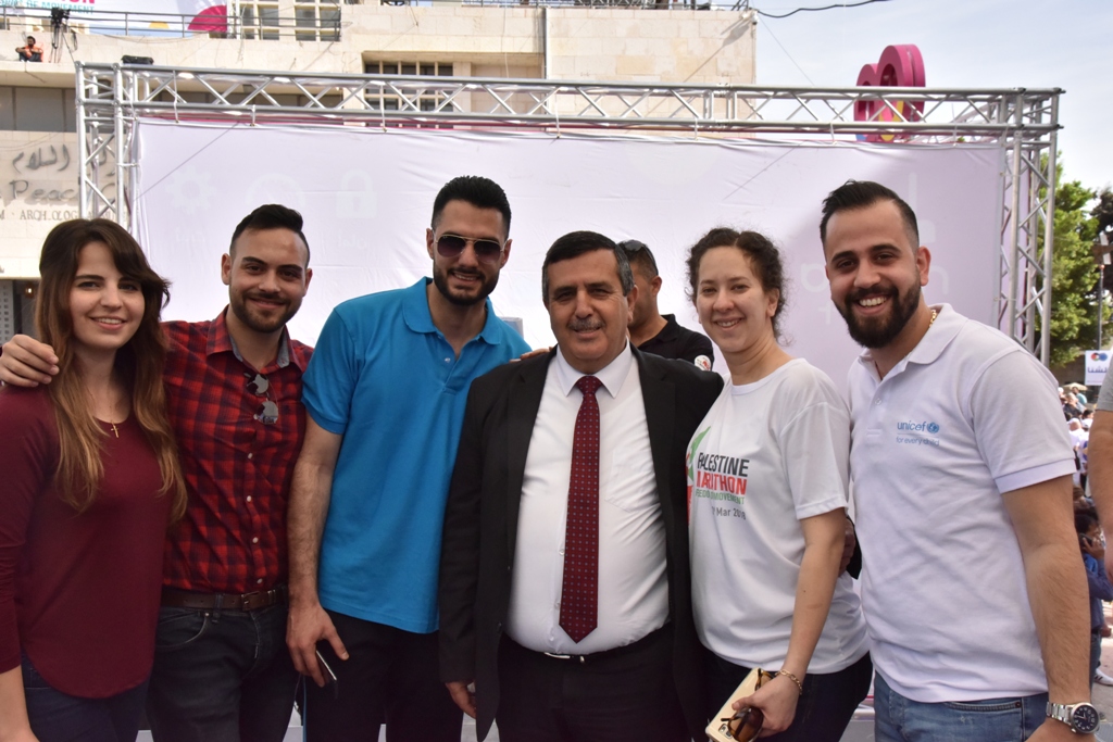 انطلاق ماراثون فلسطين الدولي السادس من ساحة المهد في  بيت لحم