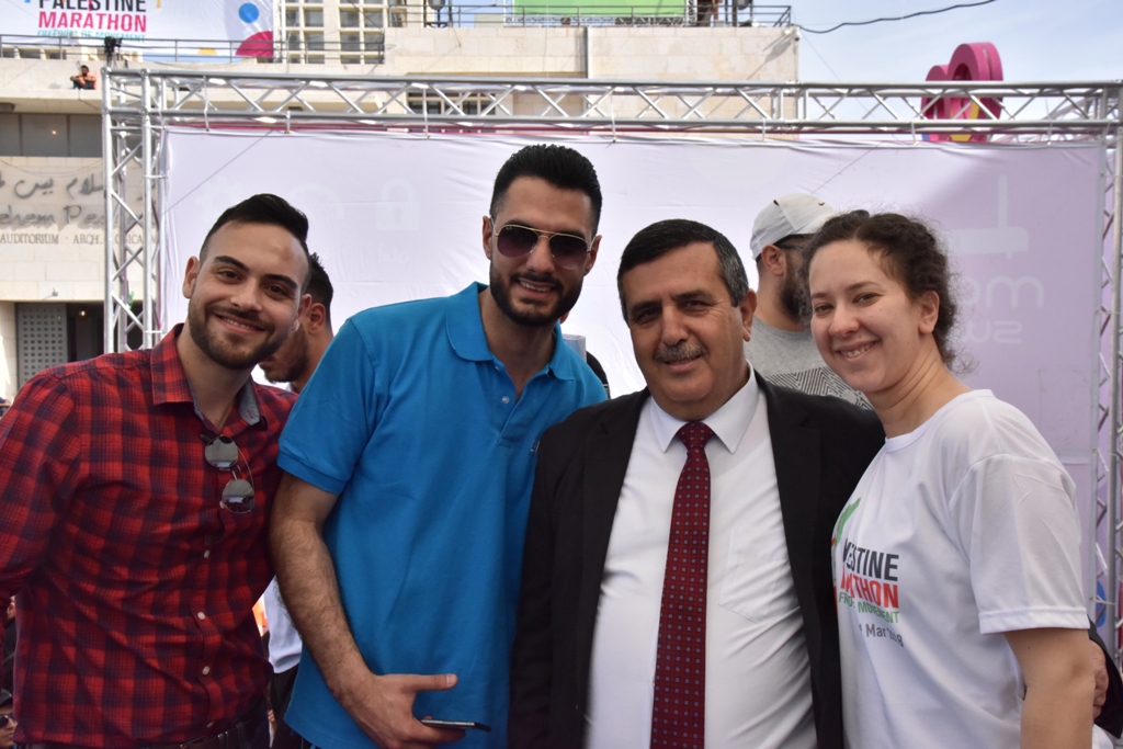 انطلاق ماراثون فلسطين الدولي السادس من ساحة المهد في  بيت لحم