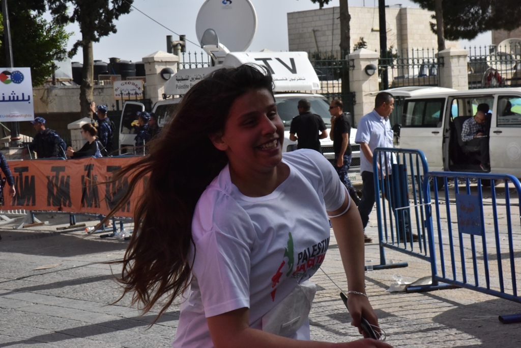 انطلاق ماراثون فلسطين الدولي السادس من ساحة المهد في  بيت لحم