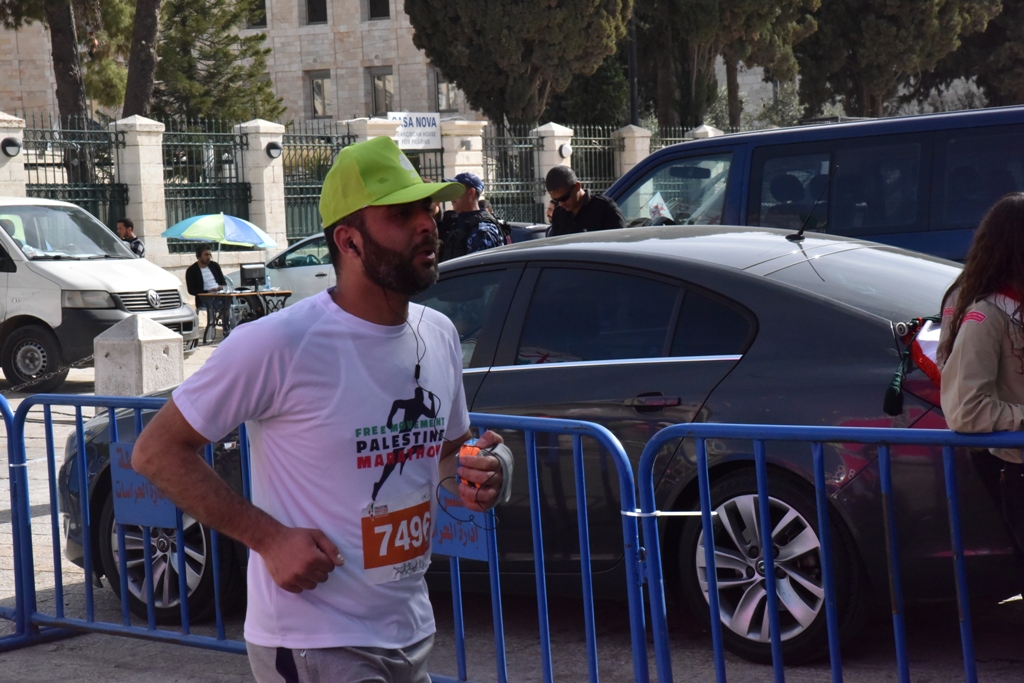 انطلاق ماراثون فلسطين الدولي السادس من ساحة المهد في  بيت لحم