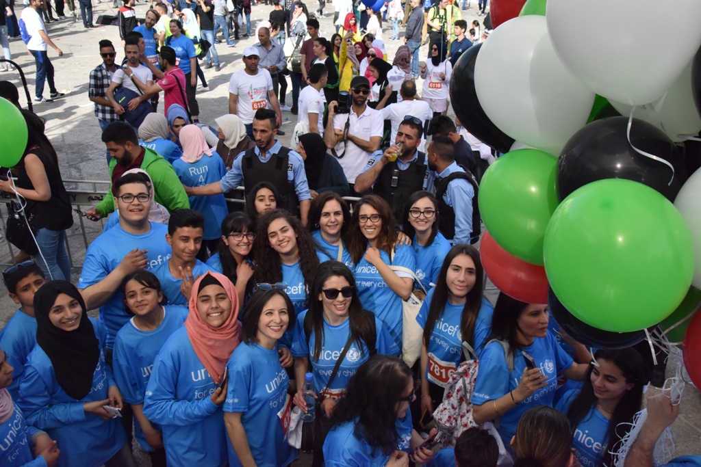 انطلاق ماراثون فلسطين الدولي السادس من ساحة المهد في  بيت لحم