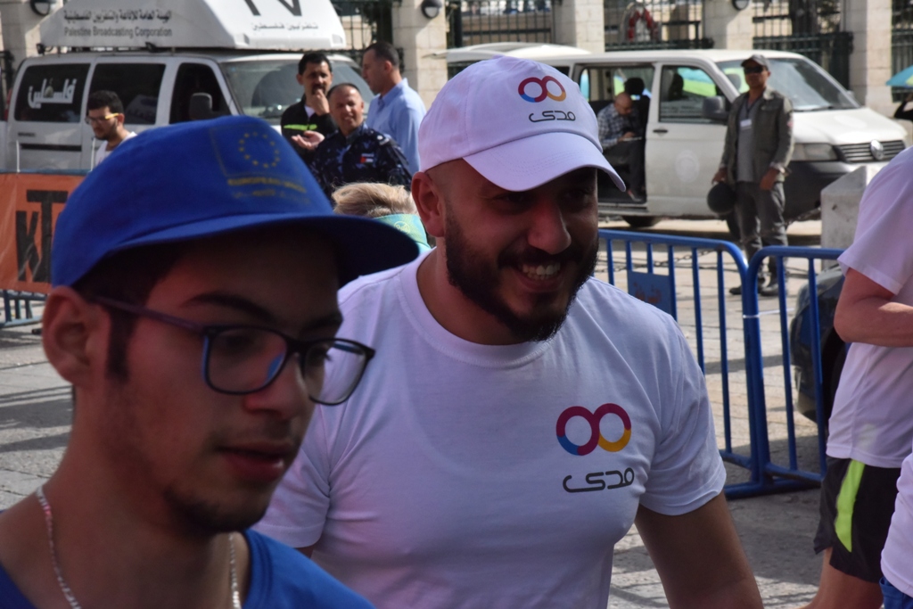 انطلاق ماراثون فلسطين الدولي السادس من ساحة المهد في  بيت لحم