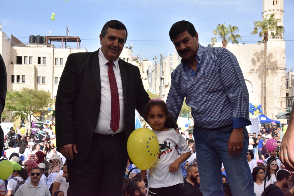 انطلاق ماراثون فلسطين الدولي السادس من ساحة المهد في  بيت لحم