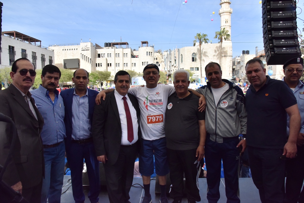 انطلاق ماراثون فلسطين الدولي السادس من ساحة المهد في  بيت لحم